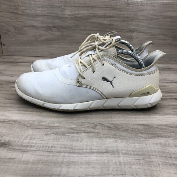 Puma Golf Shoes Mens 9 White Lace Up Missing insoles Spikeless main image 9